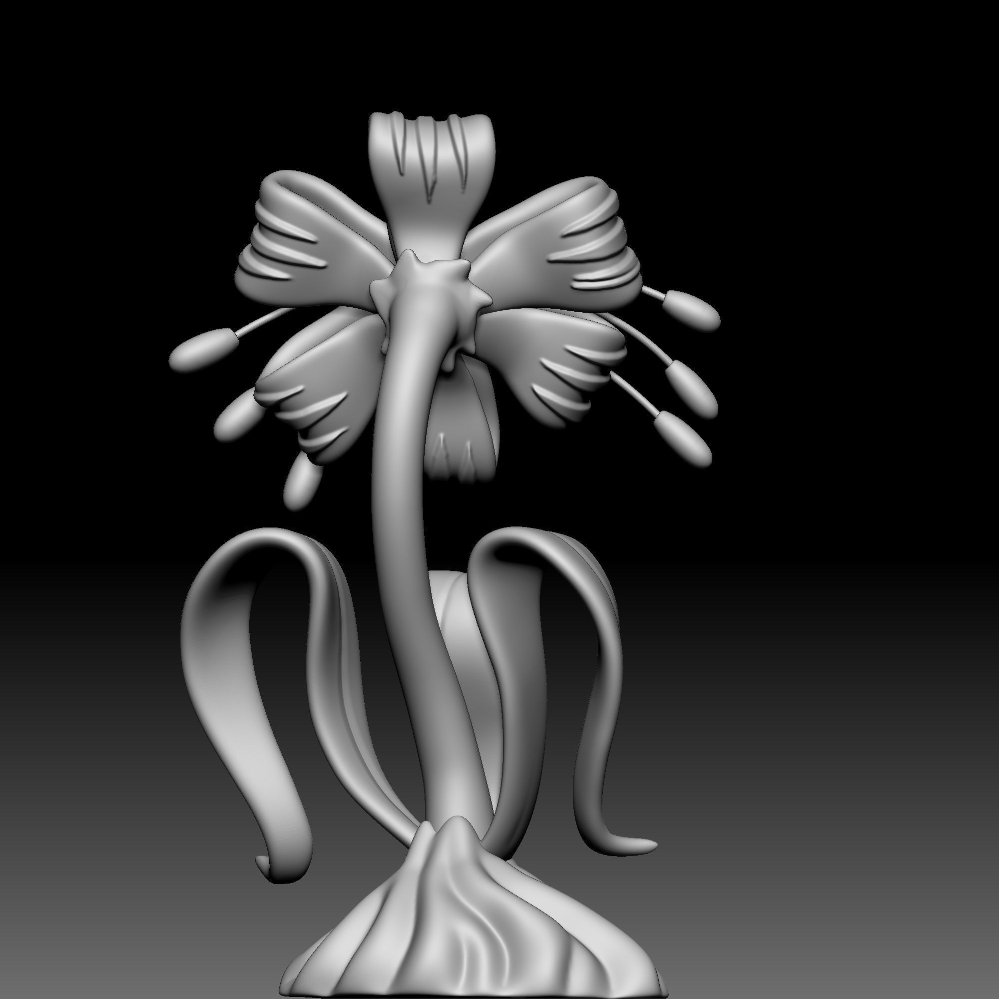 Flower - Alice in Wonderland - 020 3D print model_4
