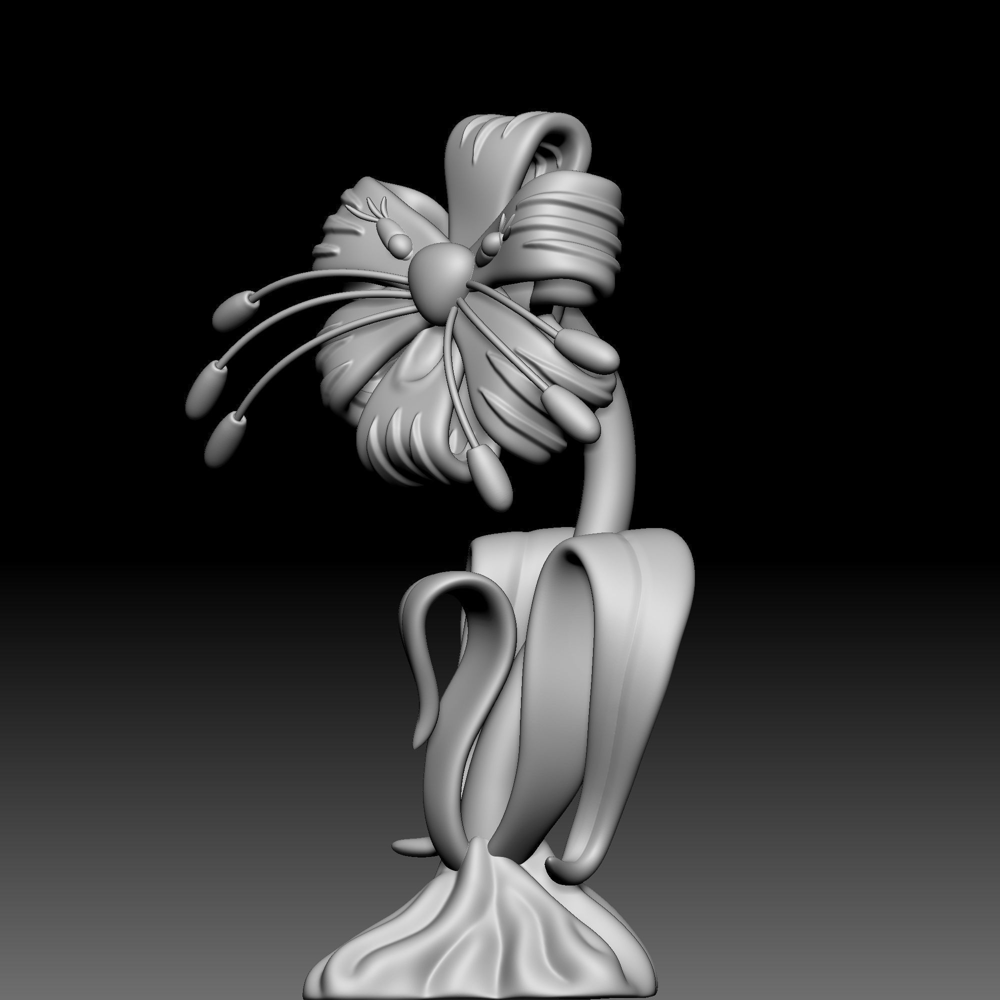 Flower - Alice in Wonderland - 020 3D print model_1