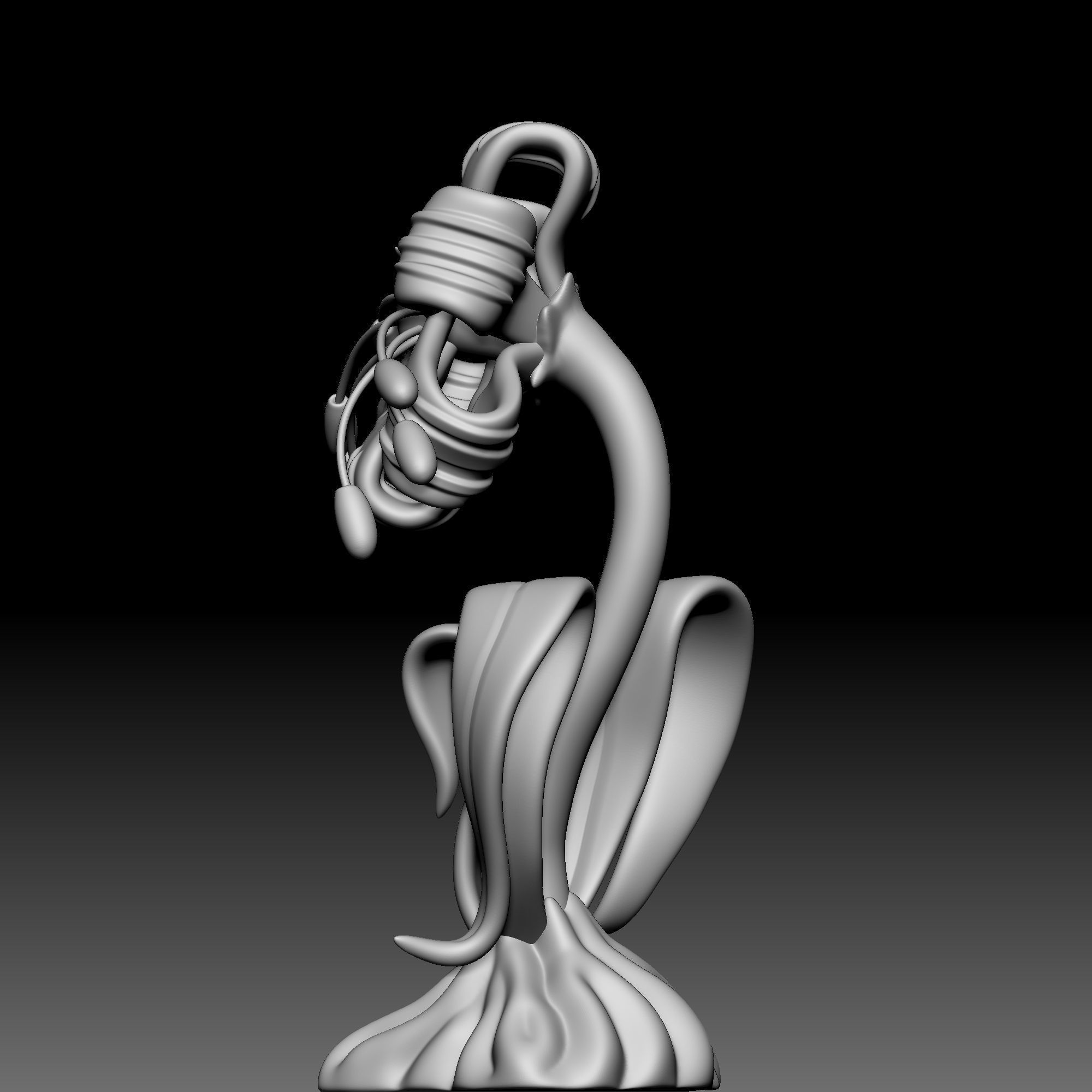 Flower - Alice in Wonderland - 020 3D print model_2