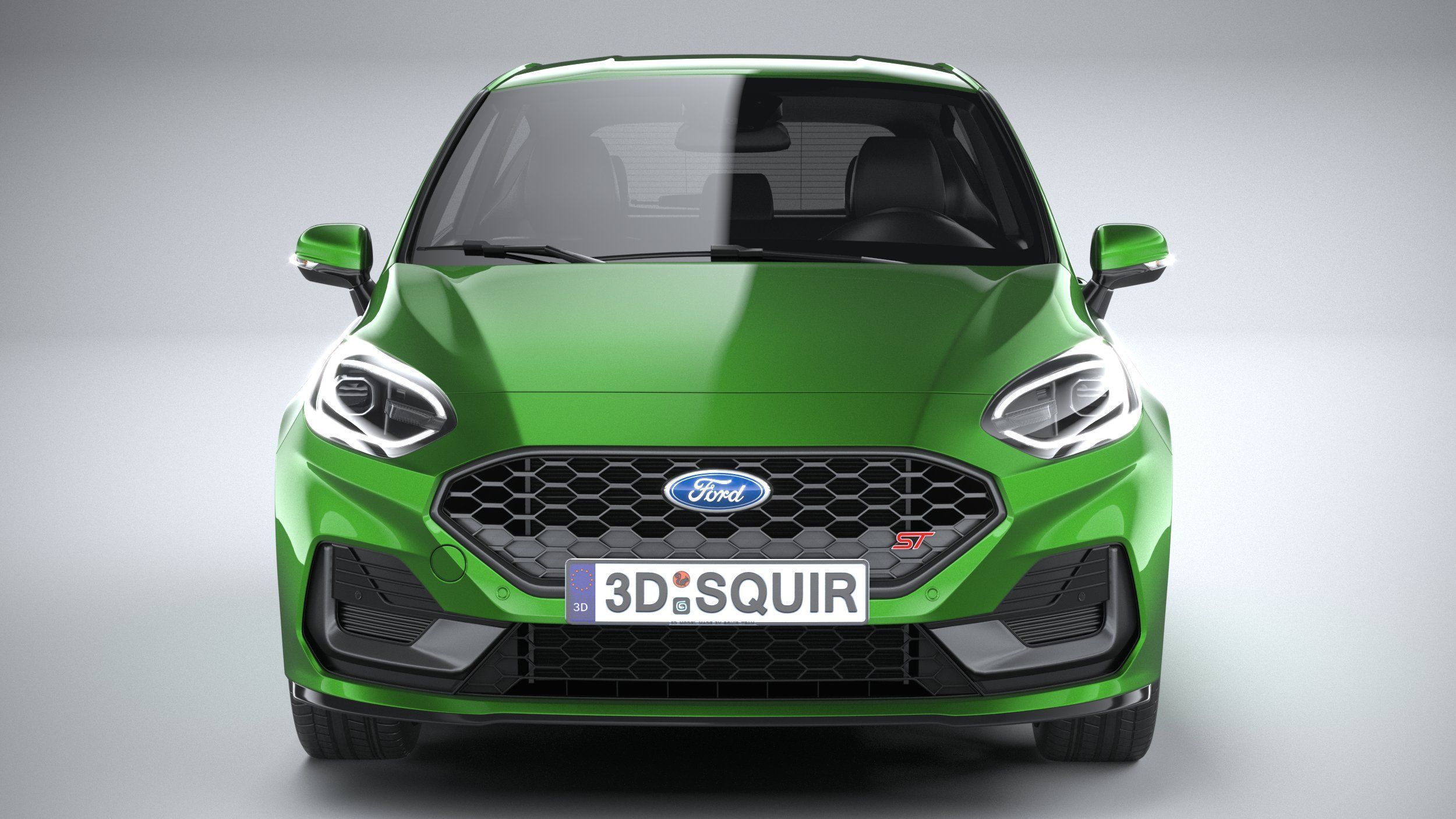 Fiesta ST 3-door 2022 3D model_13