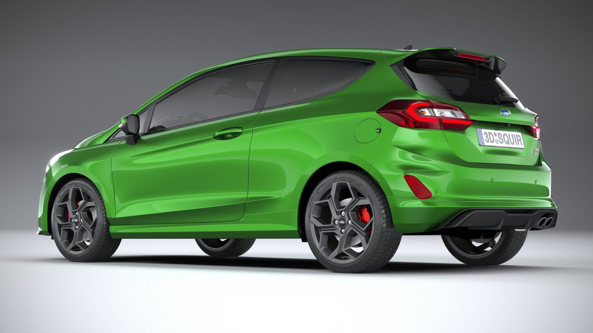 Fiesta ST 3-door 2022 3D model_5