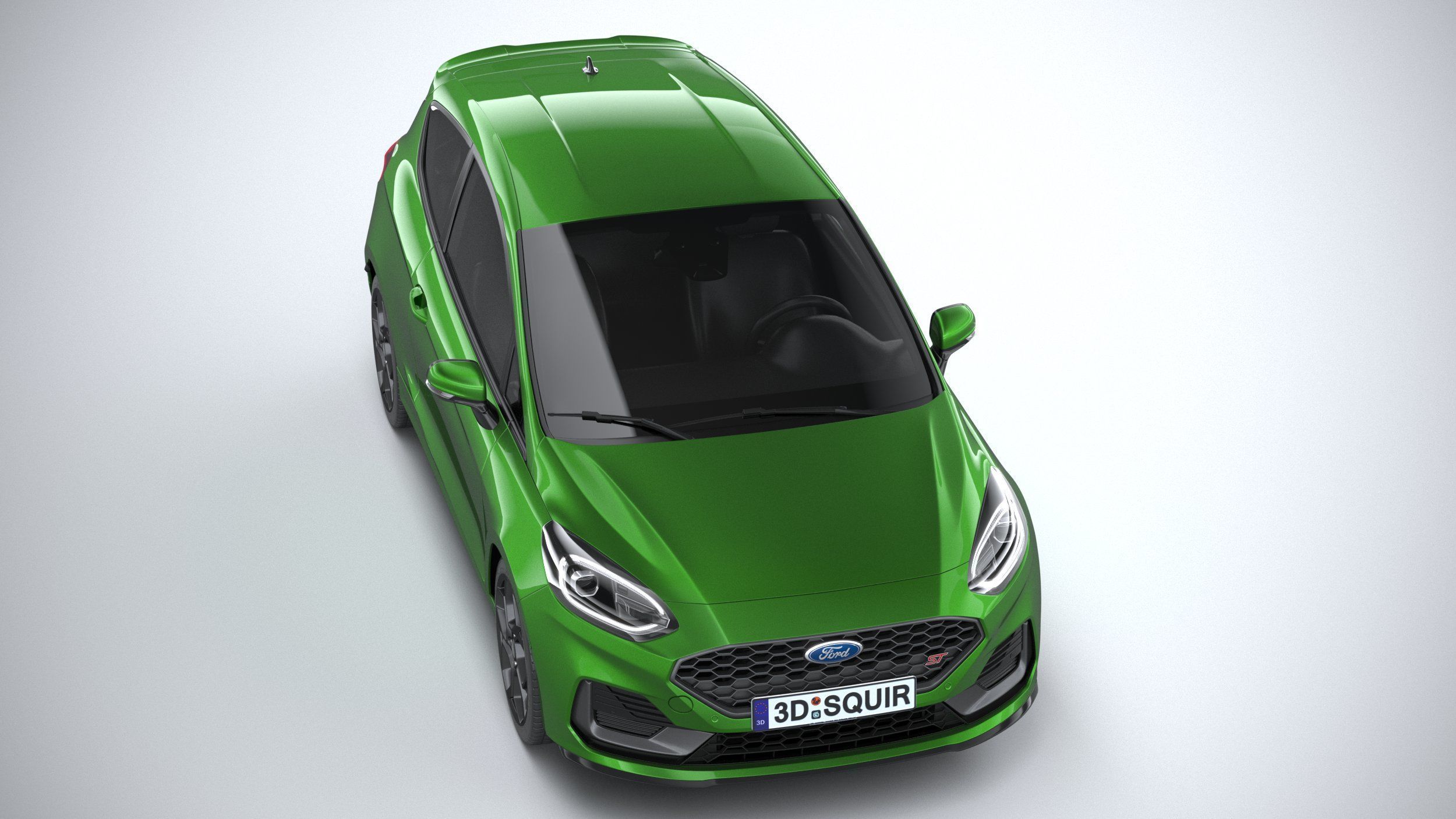 Fiesta ST 3-door 2022 3D model_12