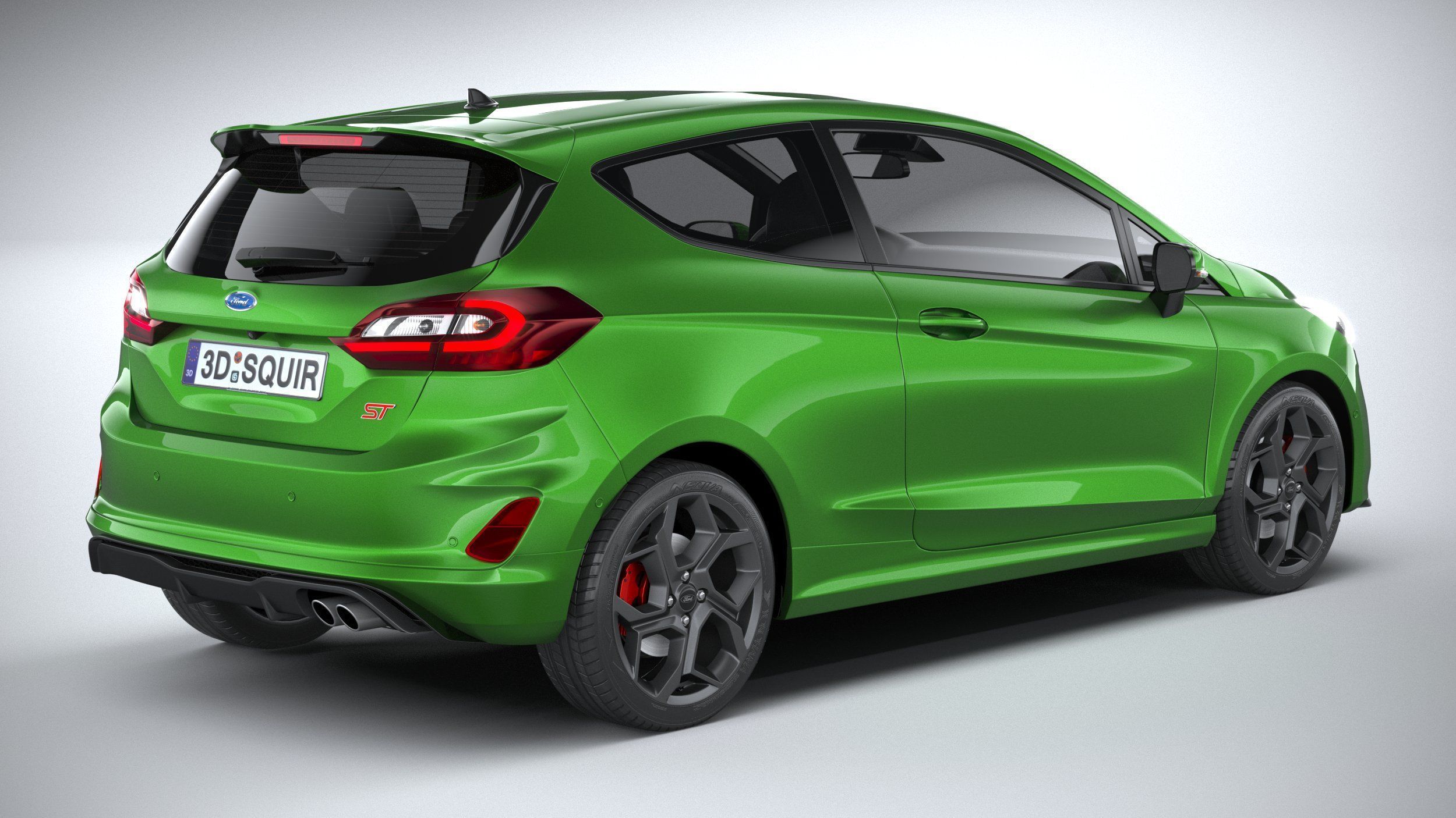 Fiesta ST 3-door 2022 3D model_17