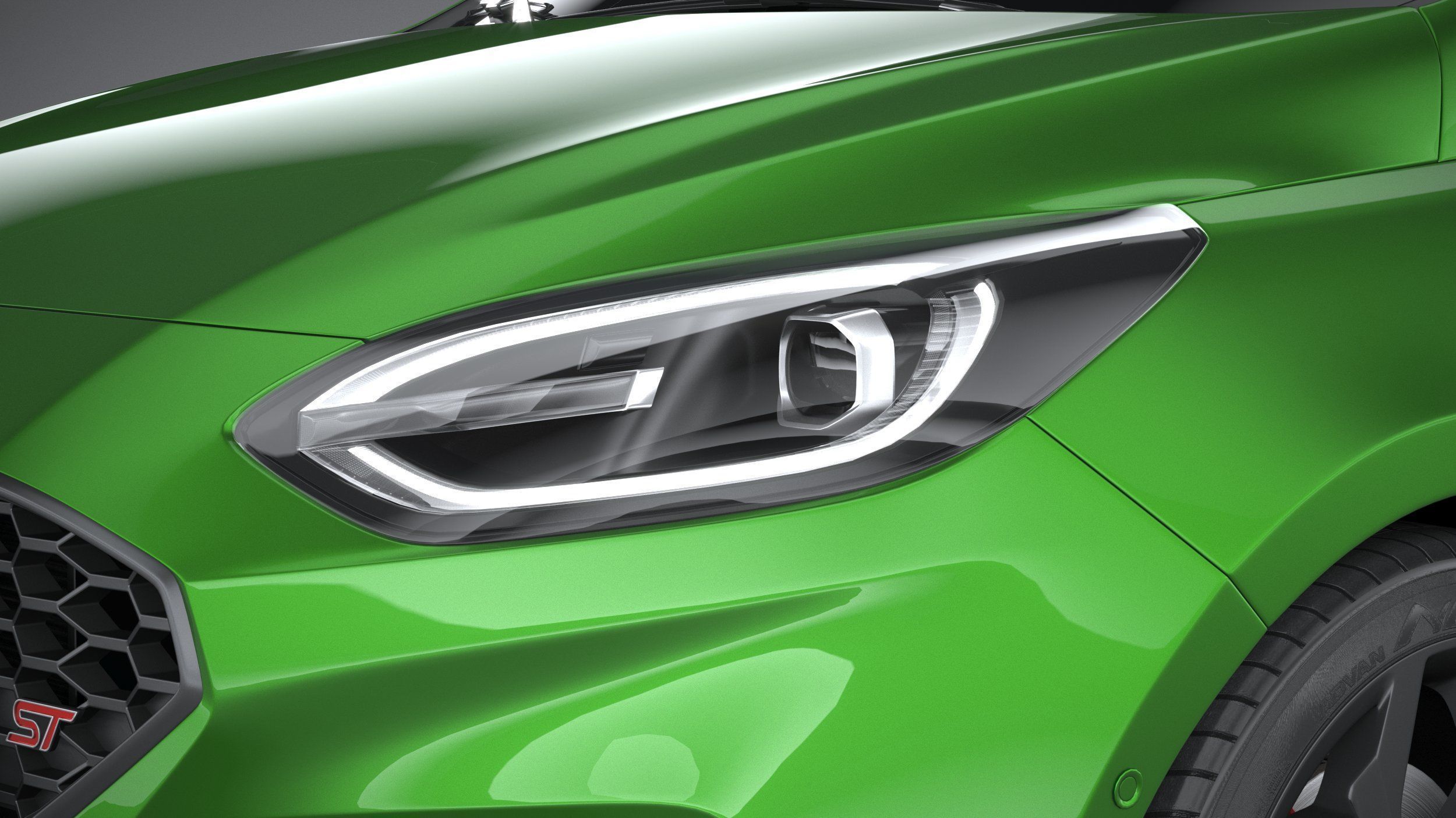 Fiesta ST 3-door 2022 3D model_14