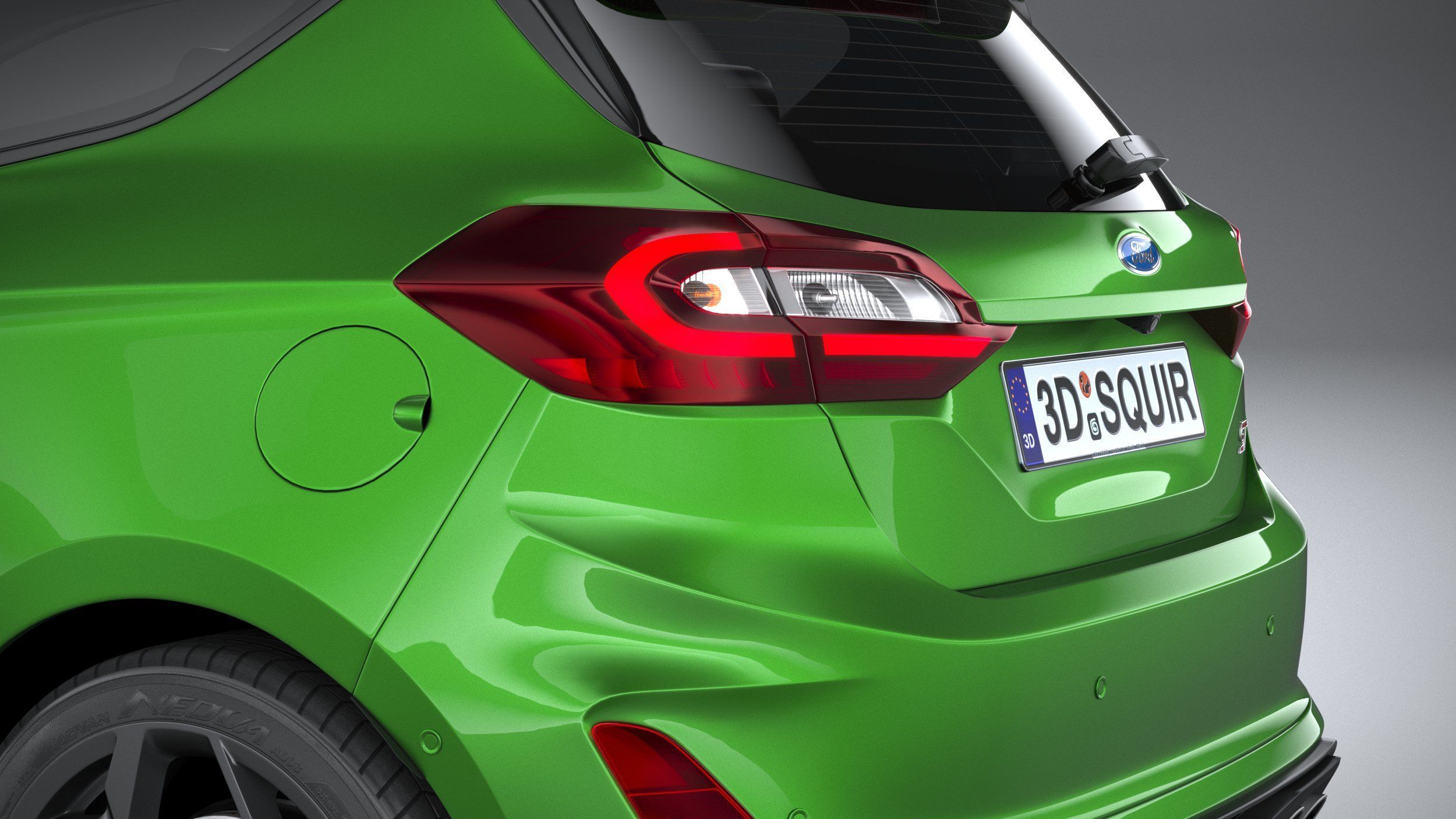 Fiesta ST 3-door 2022 3D model_6