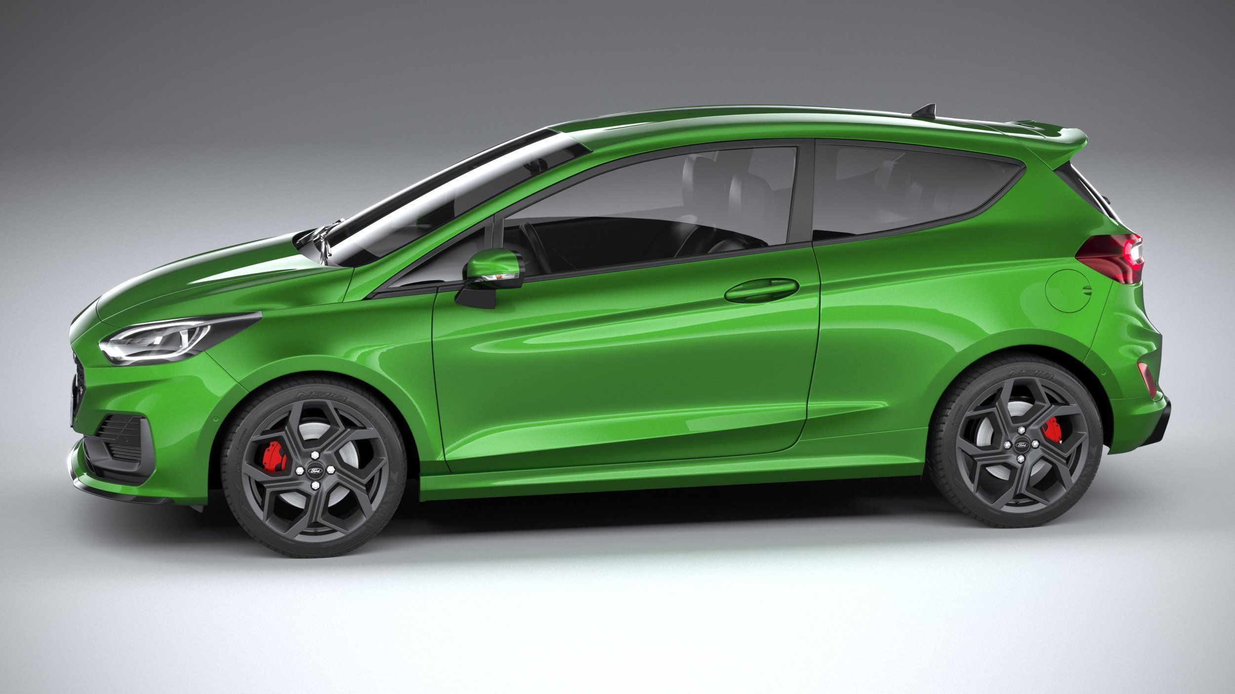 Fiesta ST 3-door 2022 3D model_8