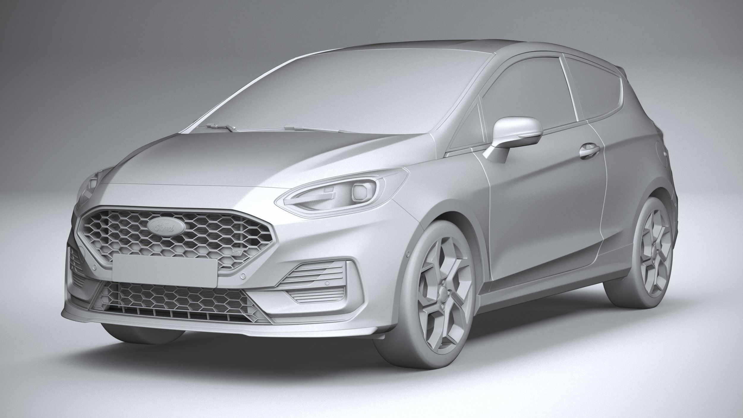 Fiesta ST 3-door 2022 3D model_20