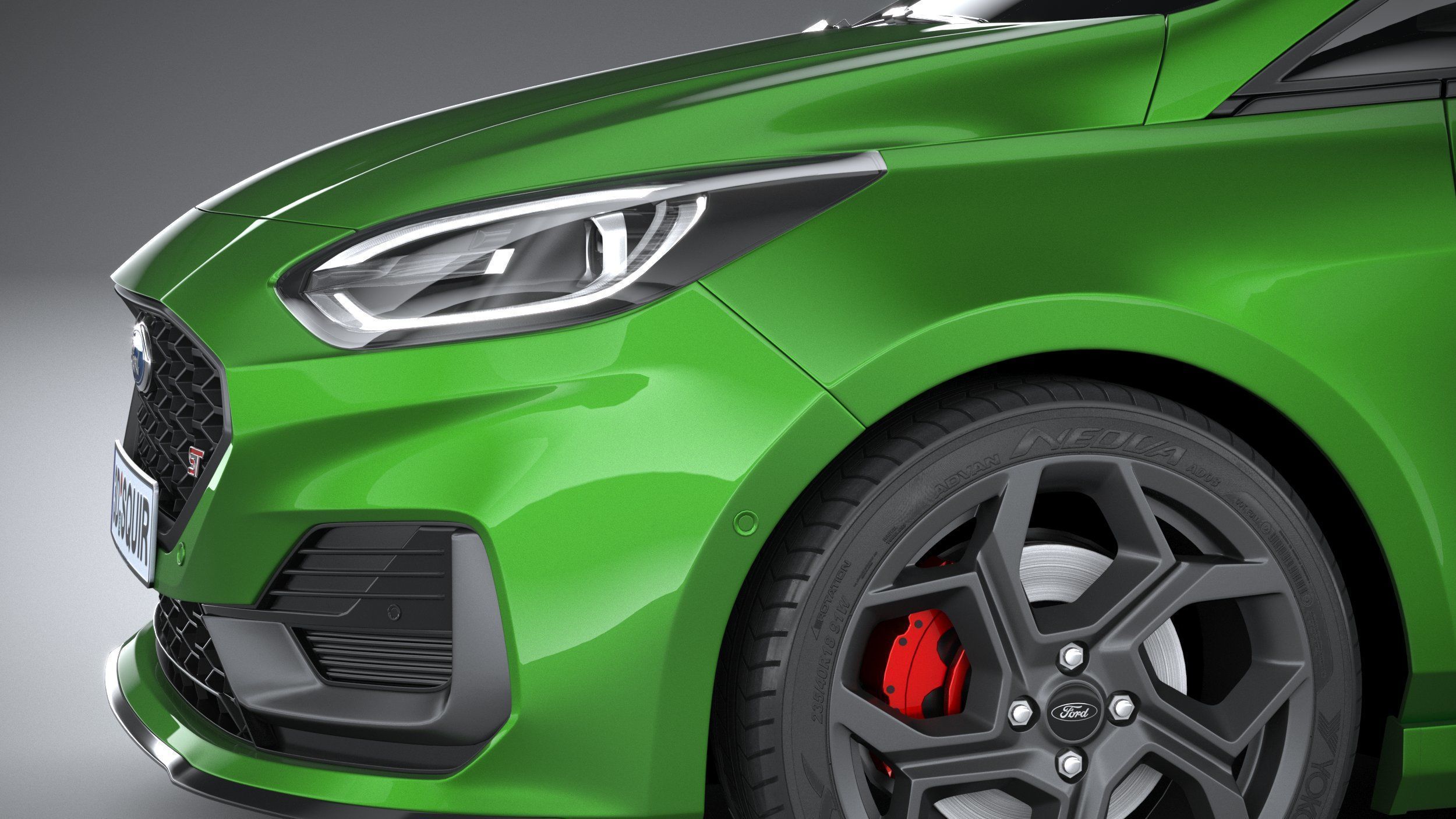 Fiesta ST 3-door 2022 3D model_3