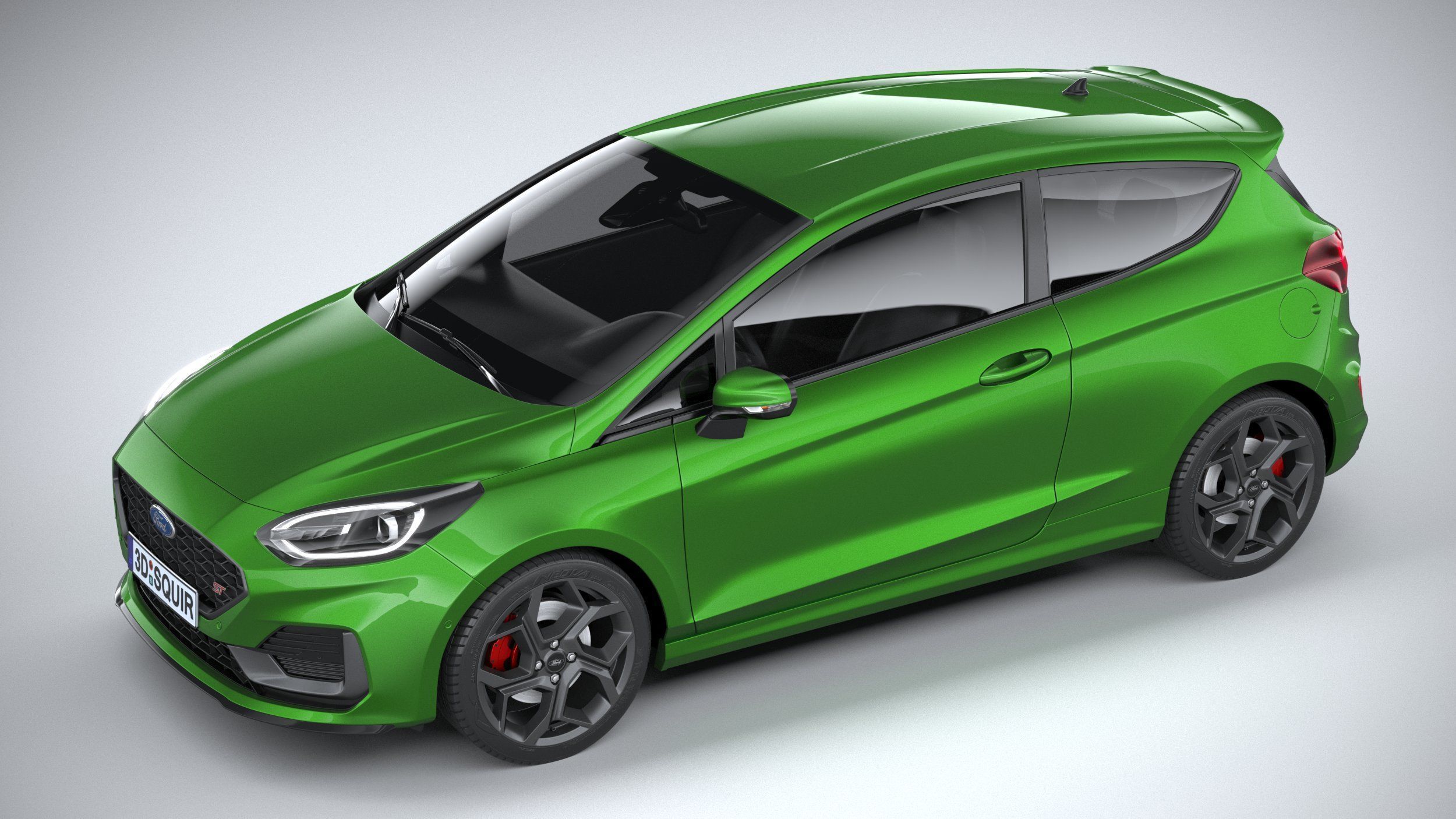 Fiesta ST 3-door 2022 3D model_7
