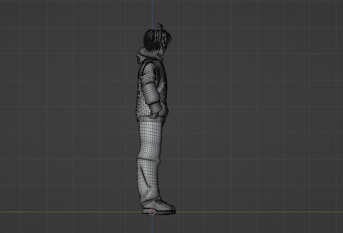 Shin Asakura - Sakamoto Days 3D model_12