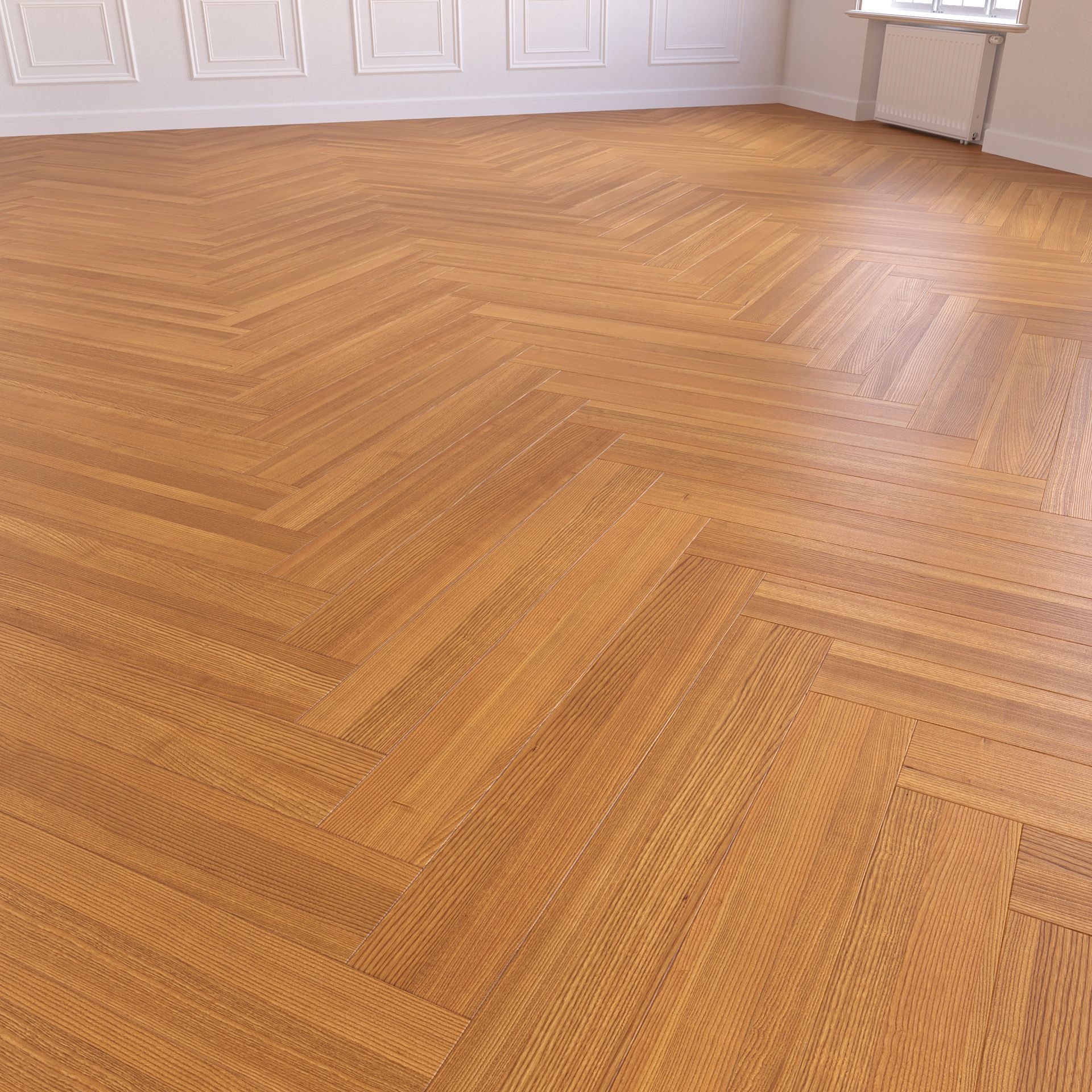 Parquet - Laminate - Wooden floor 4 in 1 3D model_19