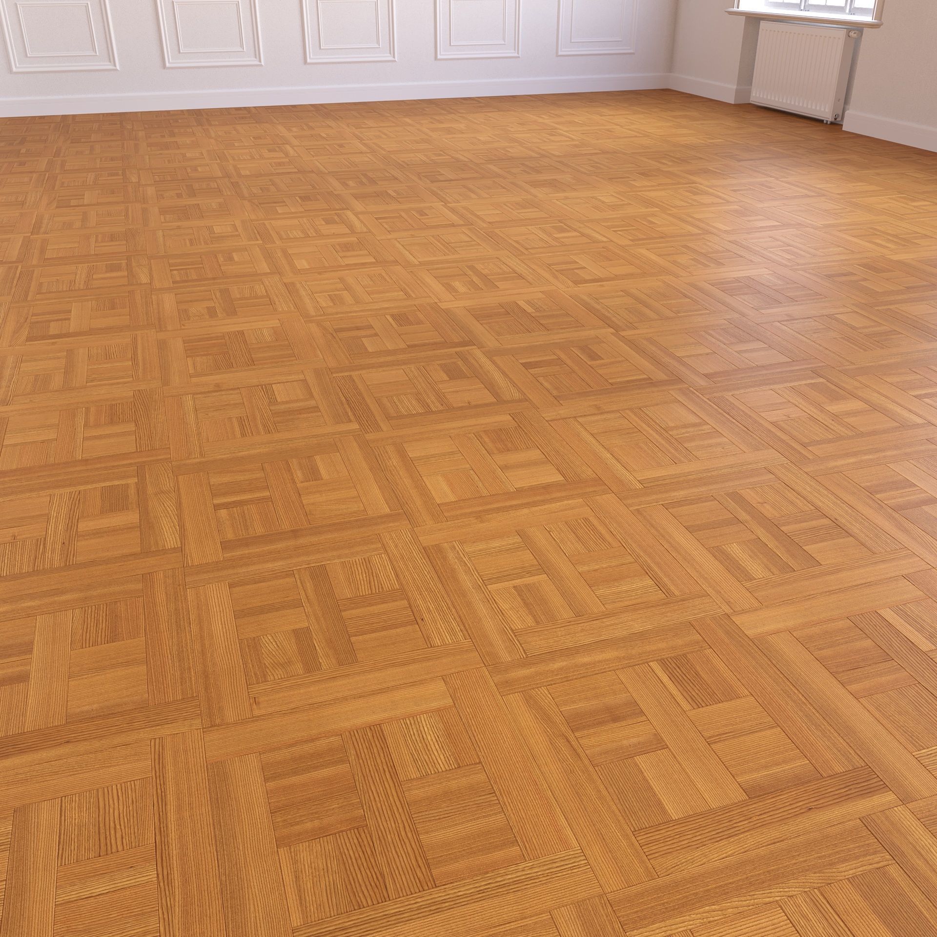 Parquet - Laminate - Wooden floor 4 in 1 3D model_18