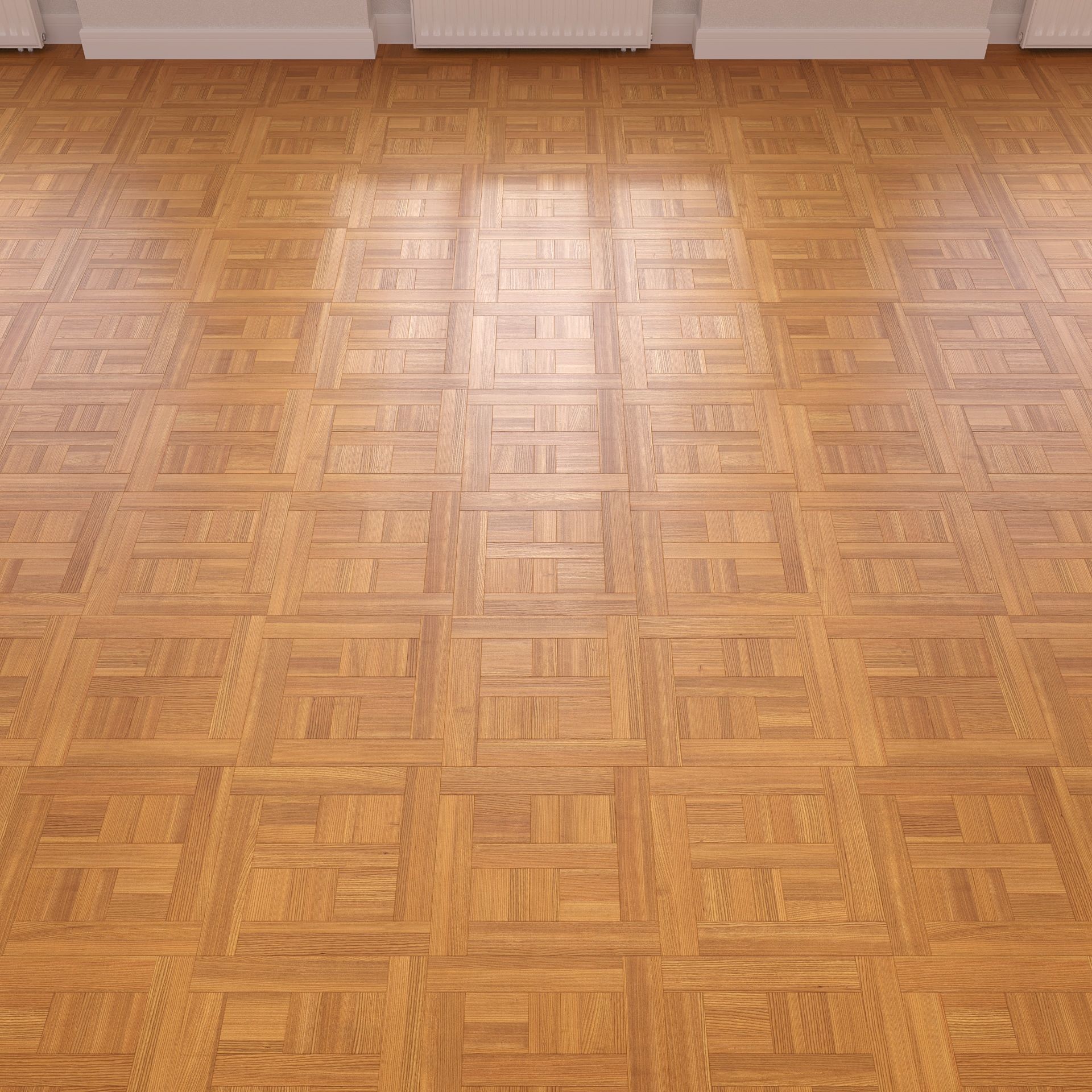 Parquet - Laminate - Wooden floor 4 in 1 3D model_14