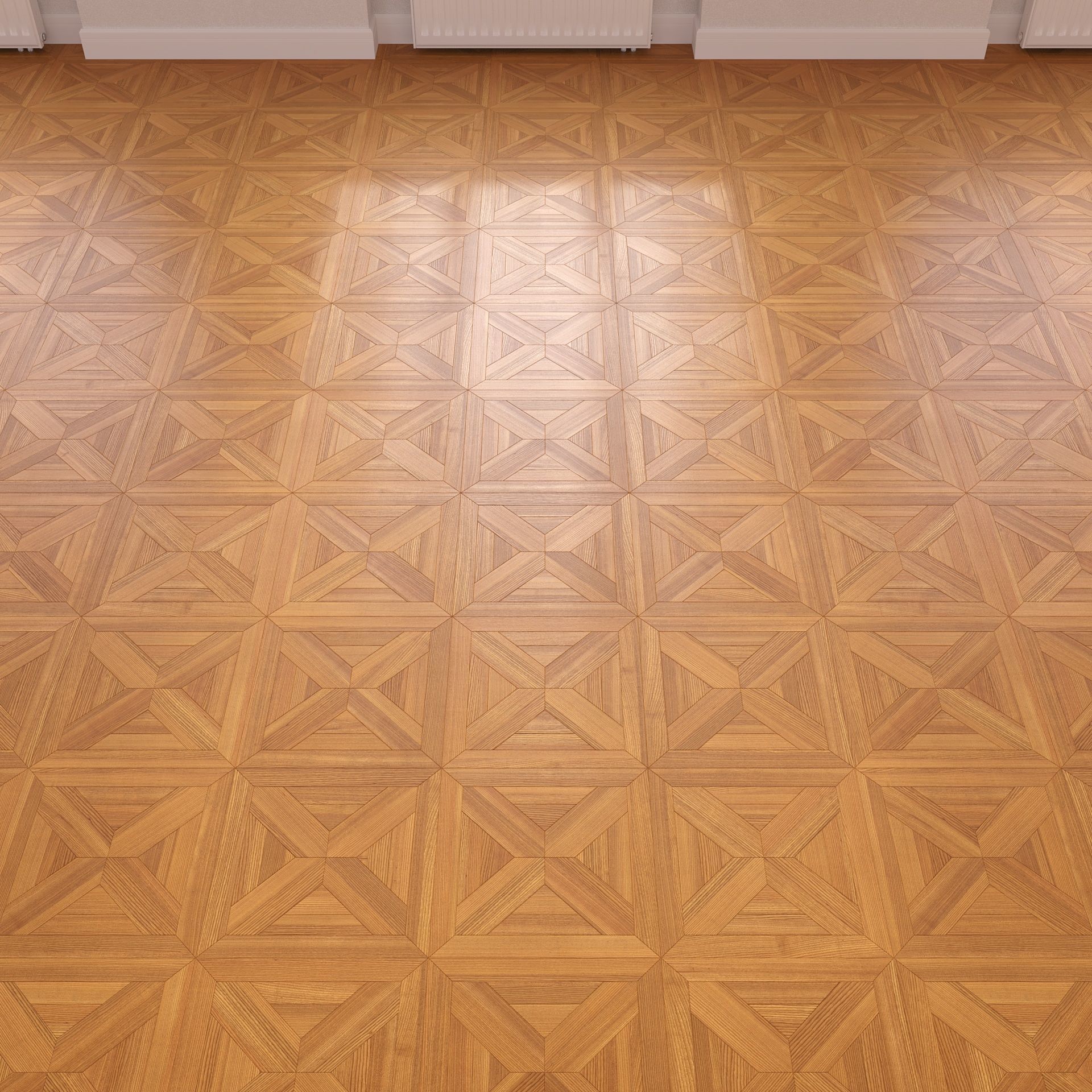 Parquet - Laminate - Wooden floor 4 in 1 3D model_16
