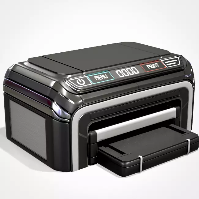 Photo Printer 3D model_0