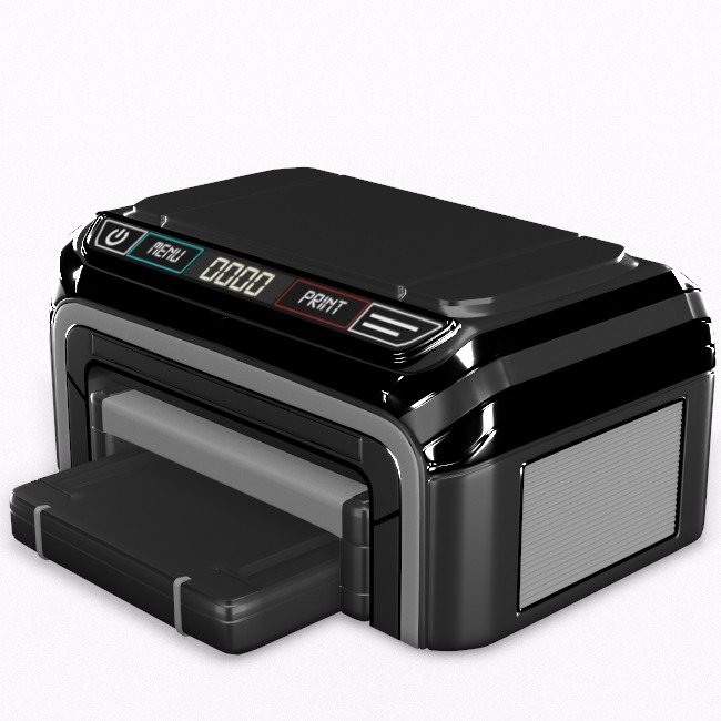 Photo Printer 3D model_1