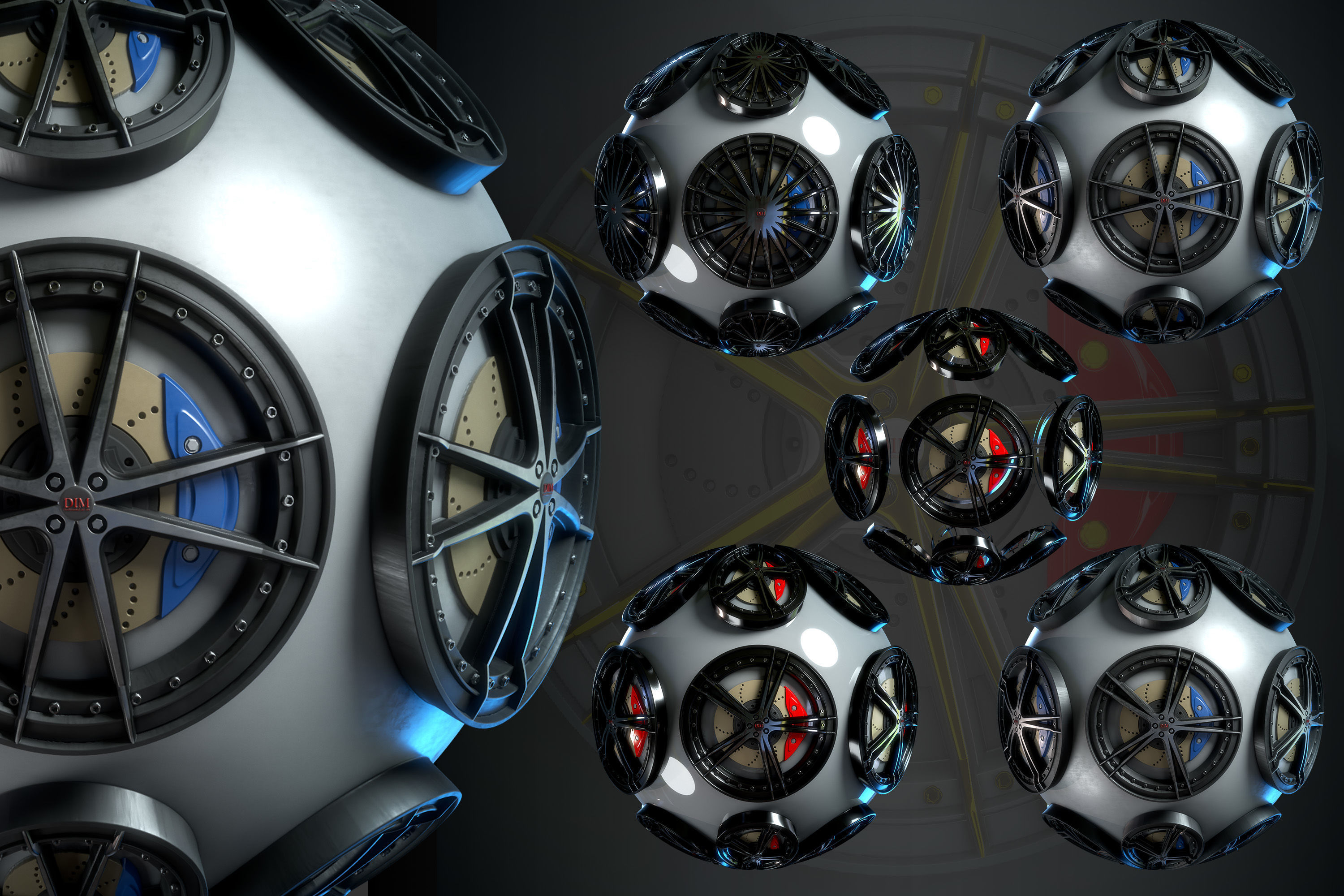 Car Rim Material - VOL 01 - Maps - SBsar Texture_3