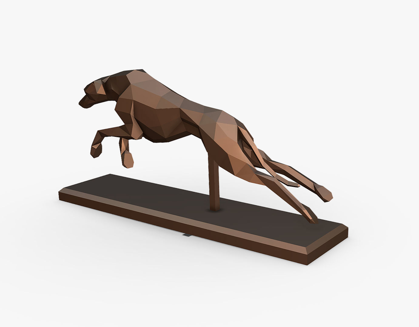 Italian Greyhound dog 3D print model_2