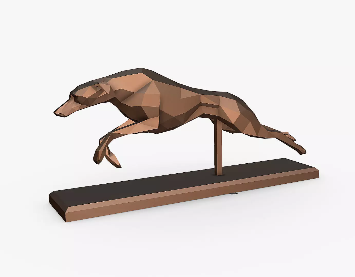 Italian Greyhound dog 3D print model_0