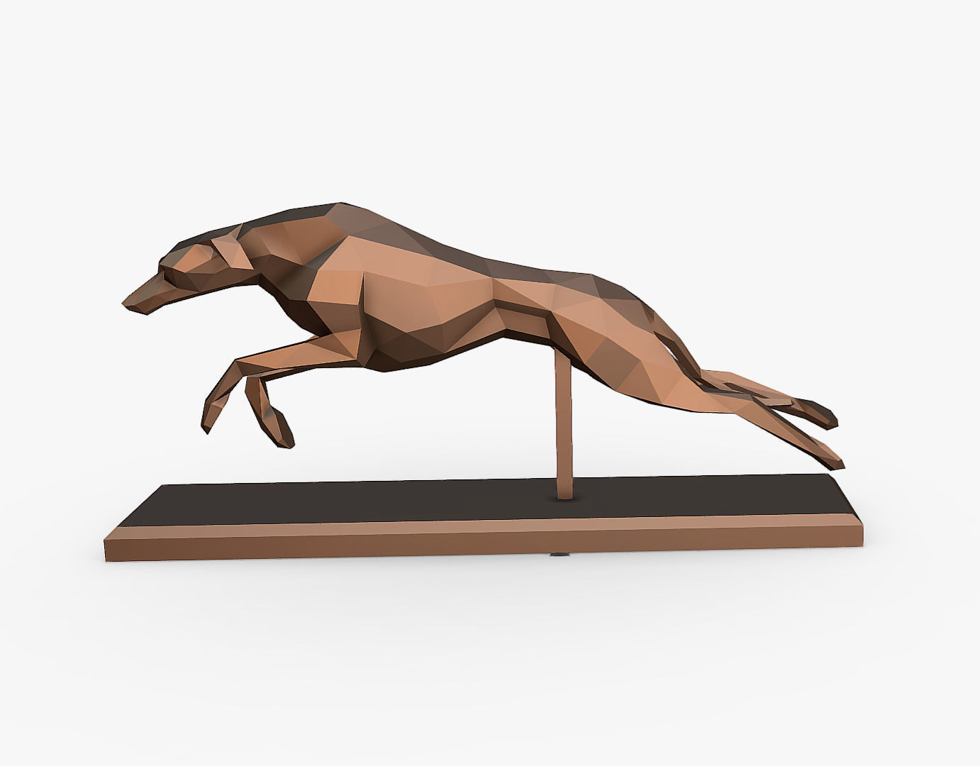 Italian Greyhound dog 3D print model_1
