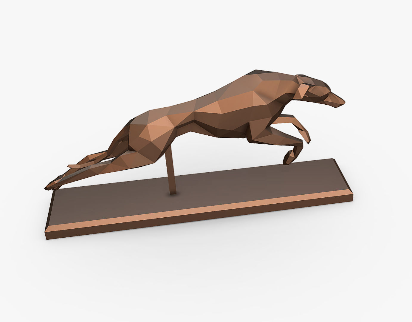 Italian Greyhound dog 3D print model_4