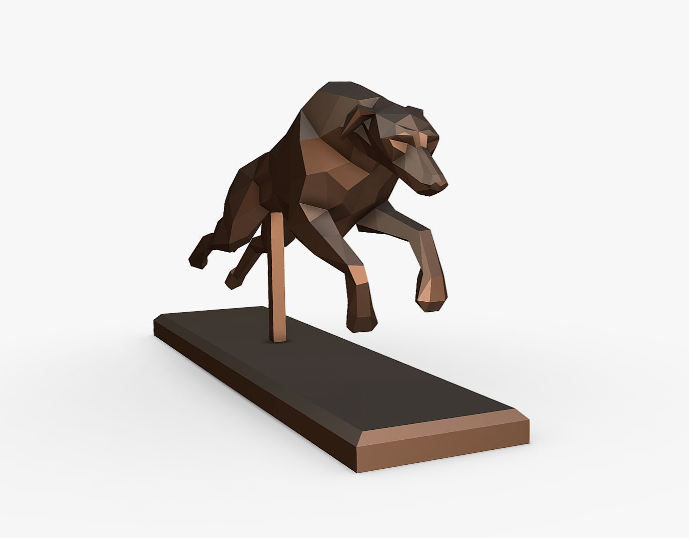 Italian Greyhound dog 3D print model_6