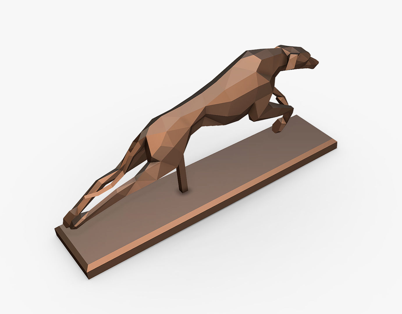 Italian Greyhound dog 3D print model_3
