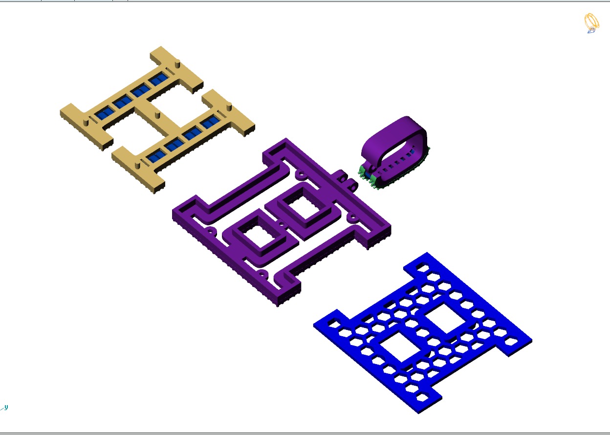 Custom Initial H Letter Diamond Pendant AtoZ Alphabet Necklace 3D print model_15