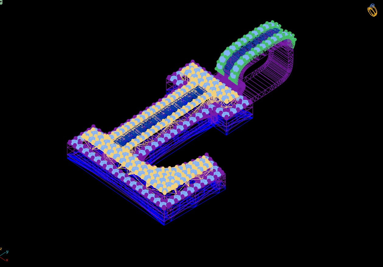 Custom Initial L Letter Diamond Pendant AtoZ Alphabet Necklace 3D print model_16