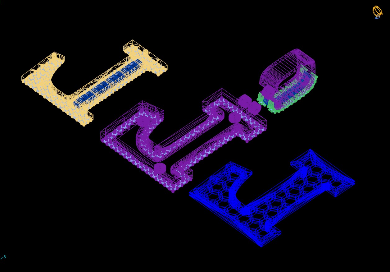 Custom Initial L Letter Diamond Pendant AtoZ Alphabet Necklace 3D print model_18