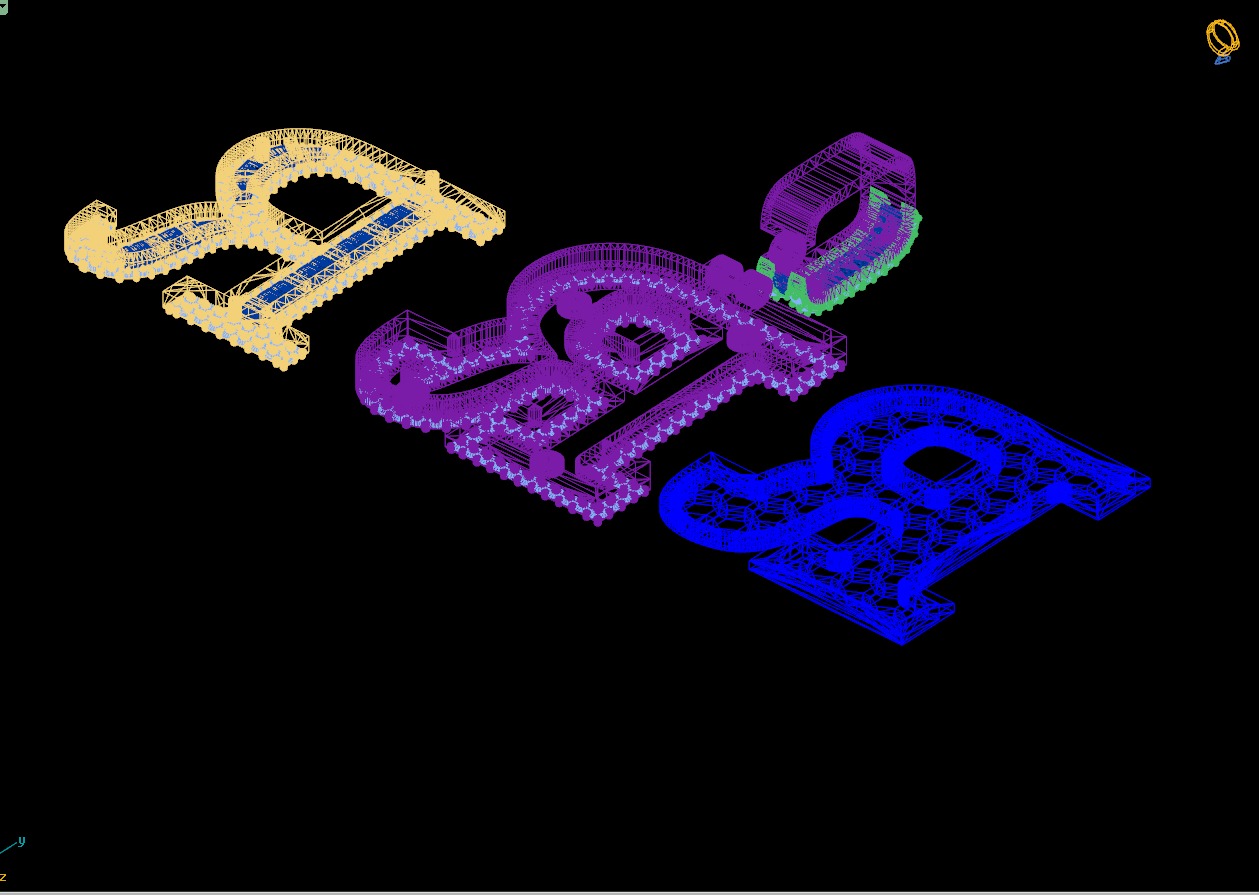 Custom Initial R Letter Diamond Pendant AtoZ Alphabet Necklace 3D print model_18