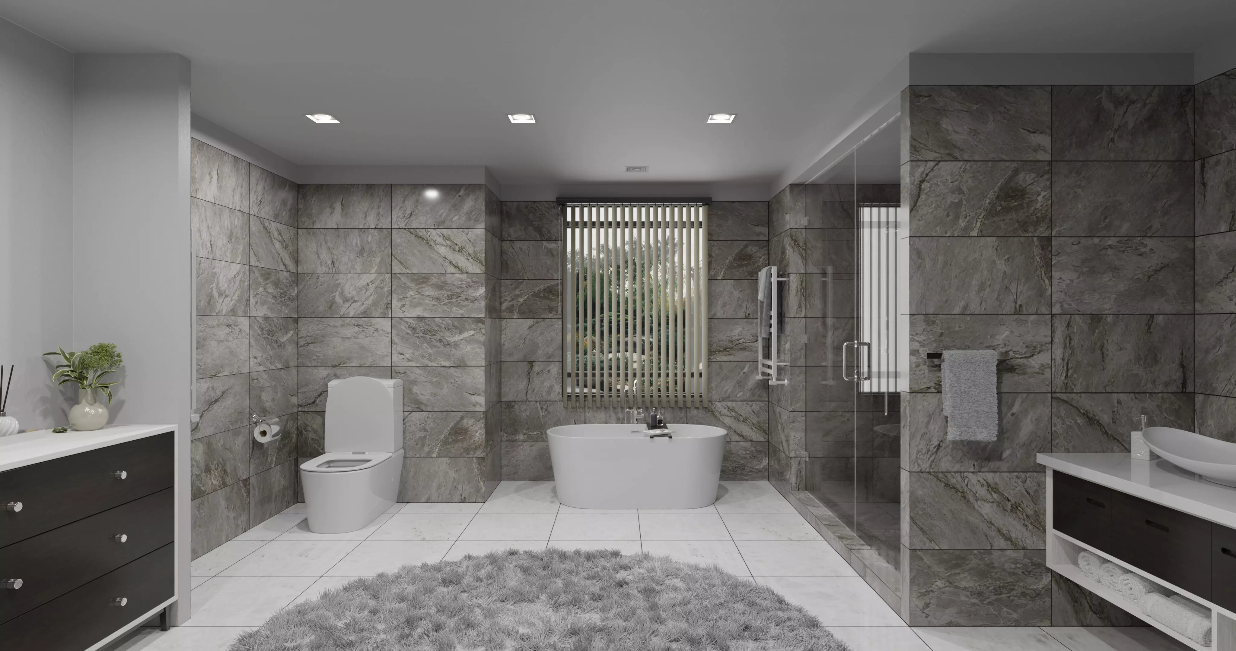 Modern Bathroom Free 3D model