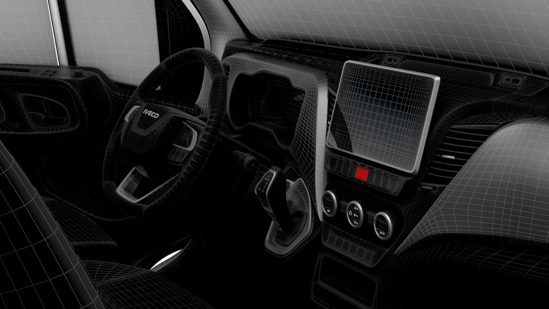 Iveco Daily Van L2H2 HQ Interior 2025 3D model_22