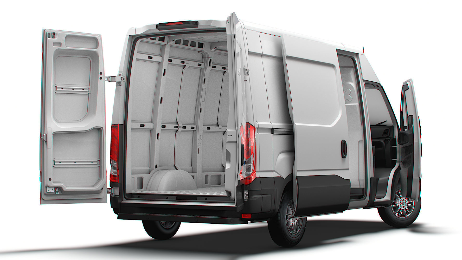 Iveco Daily Van L2H2 HQ Interior 2025 3D model_3