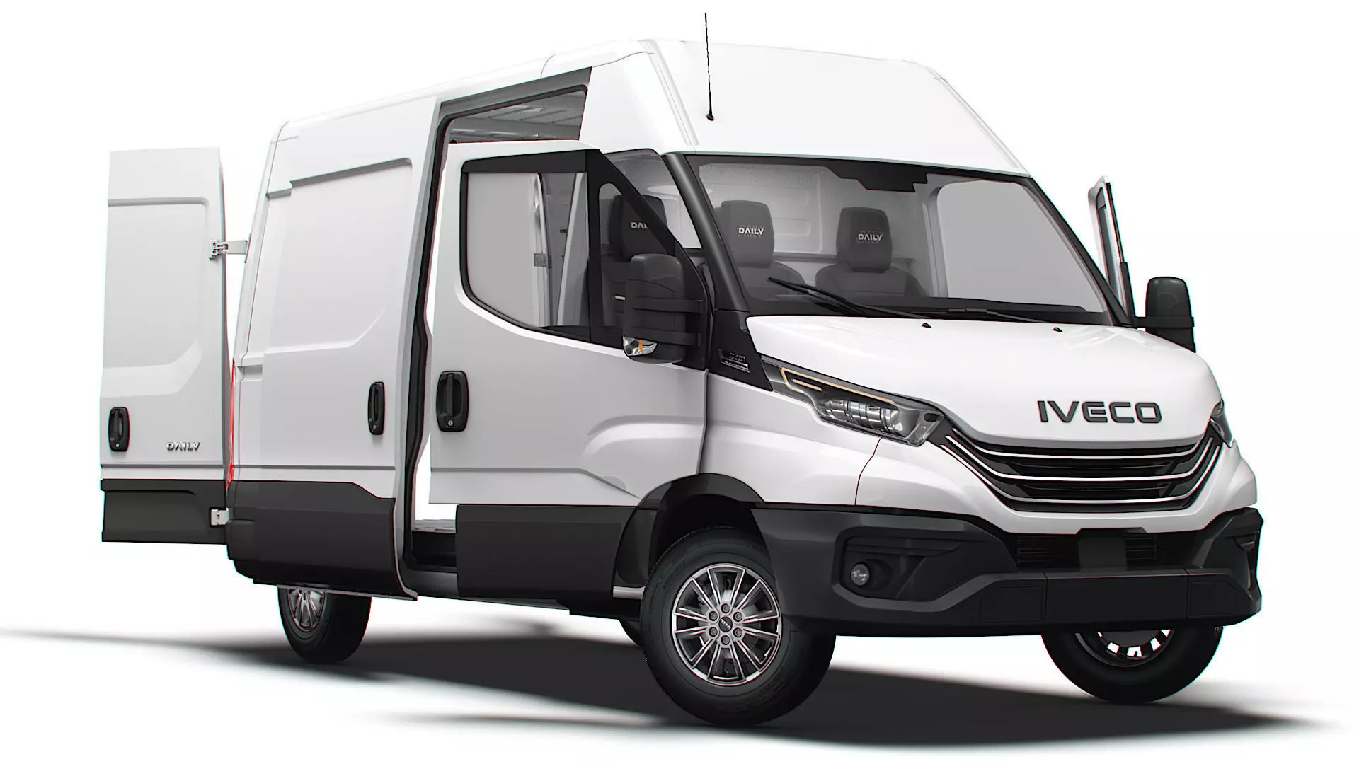 Iveco Daily Van L2H2 HQ Interior 2025 3D model_0