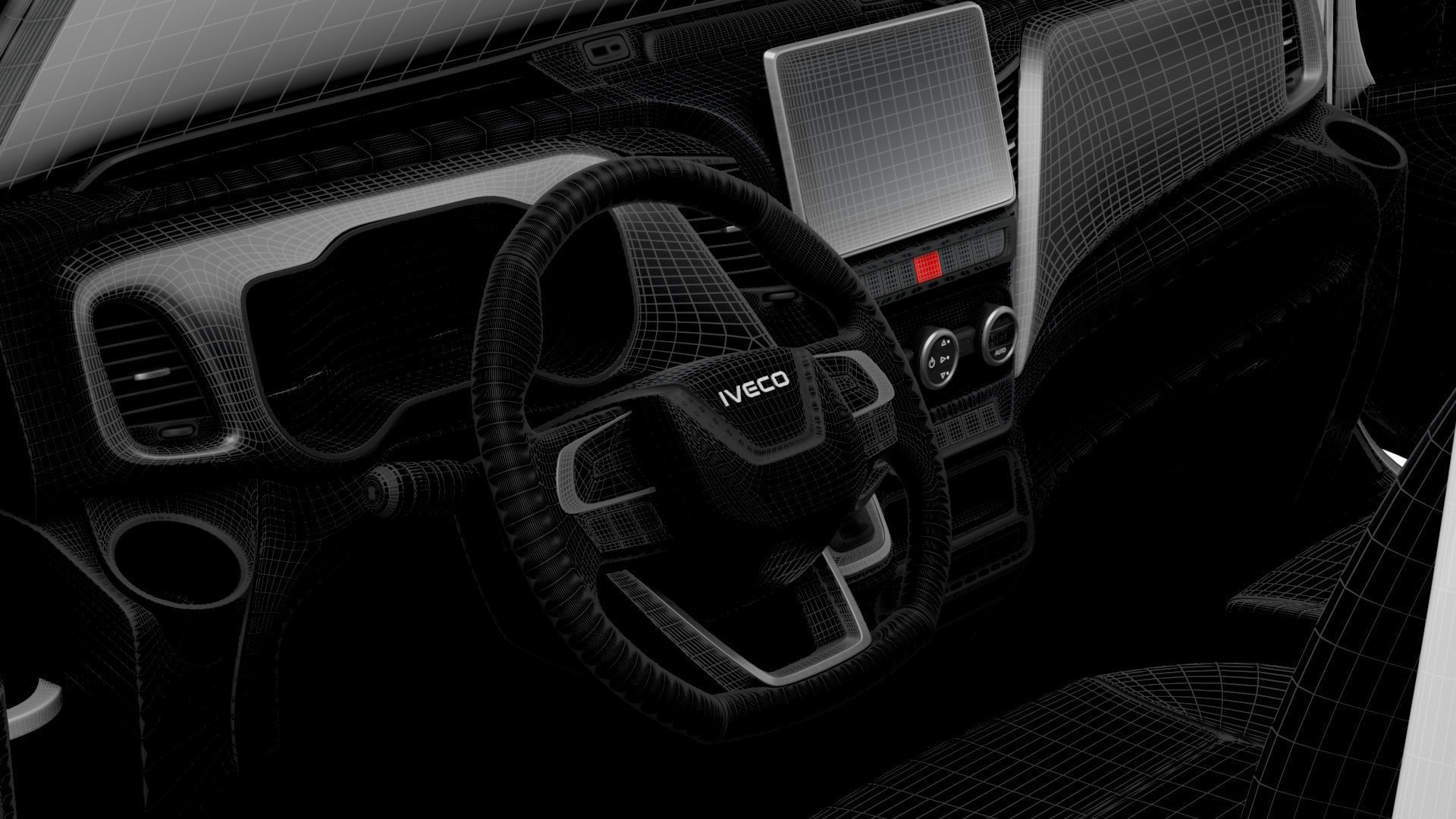 Iveco Daily Van L2H2 HQ Interior 2025 3D model_14