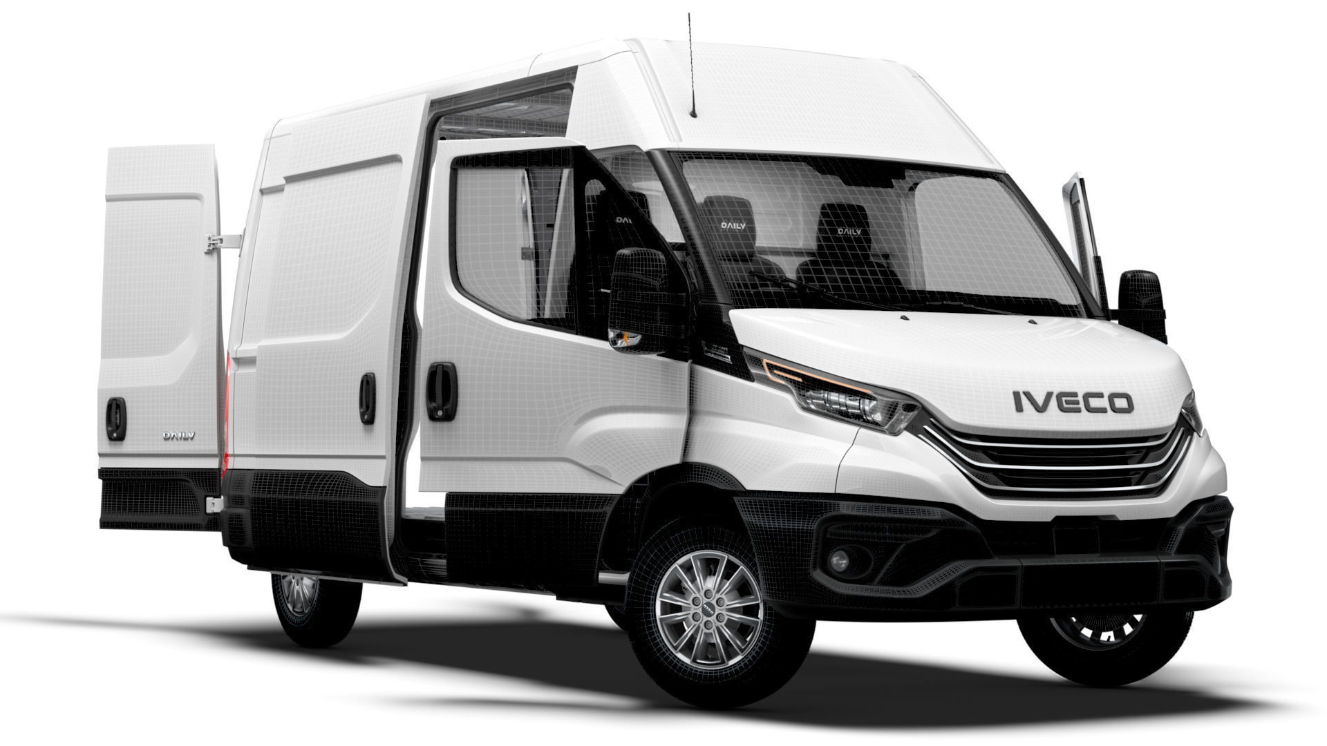 Iveco Daily Van L2H2 HQ Interior 2025 3D model_13