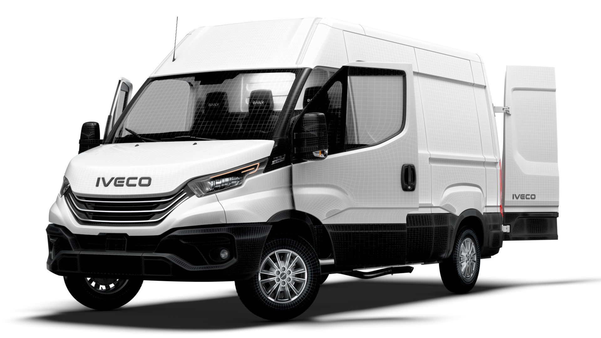 Iveco Daily Van L2H2 HQ Interior 2025 3D model_19