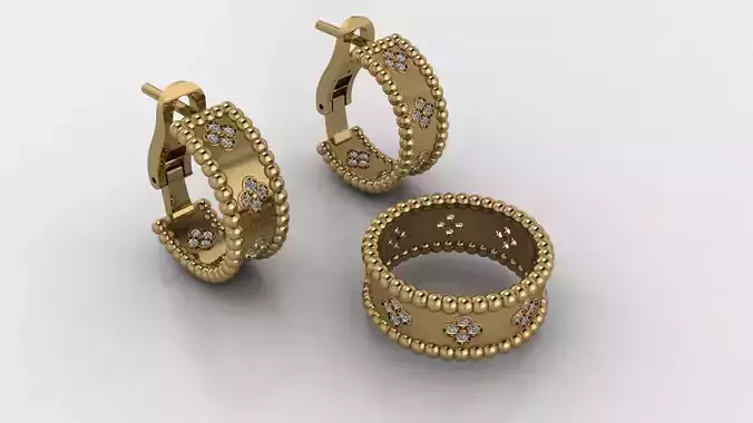 VAN CLEFF Set Jewelery 3D printed model