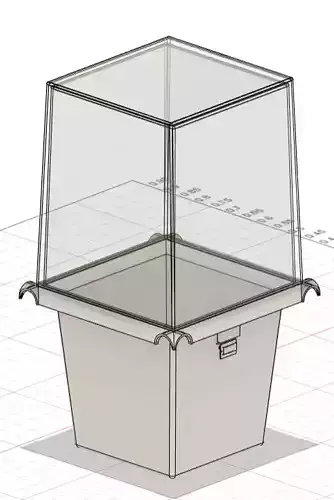 One plant biosphare control 3D print model