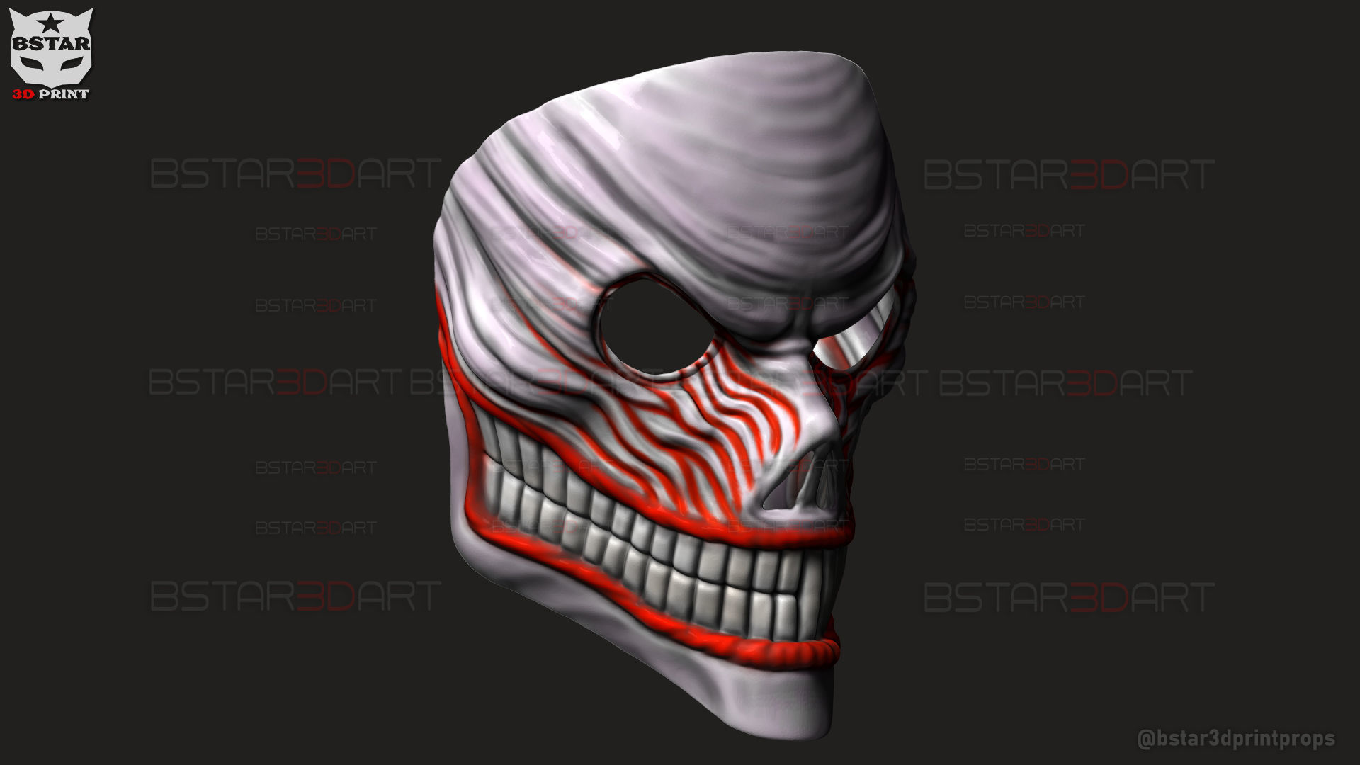 Aira Shiratori Full Mask - Dandadan Anime Cosplay 3D print model_8