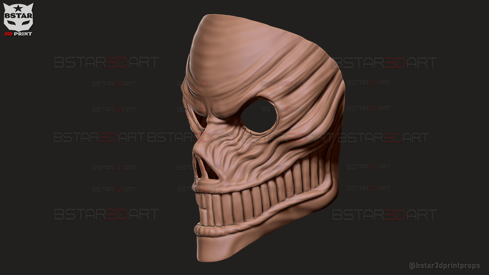 Aira Shiratori Full Mask - Dandadan Anime Cosplay 3D print model_10