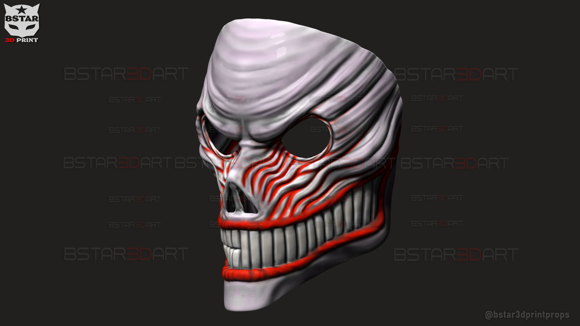 Aira Shiratori Full Mask - Dandadan Anime Cosplay 3D print model_7