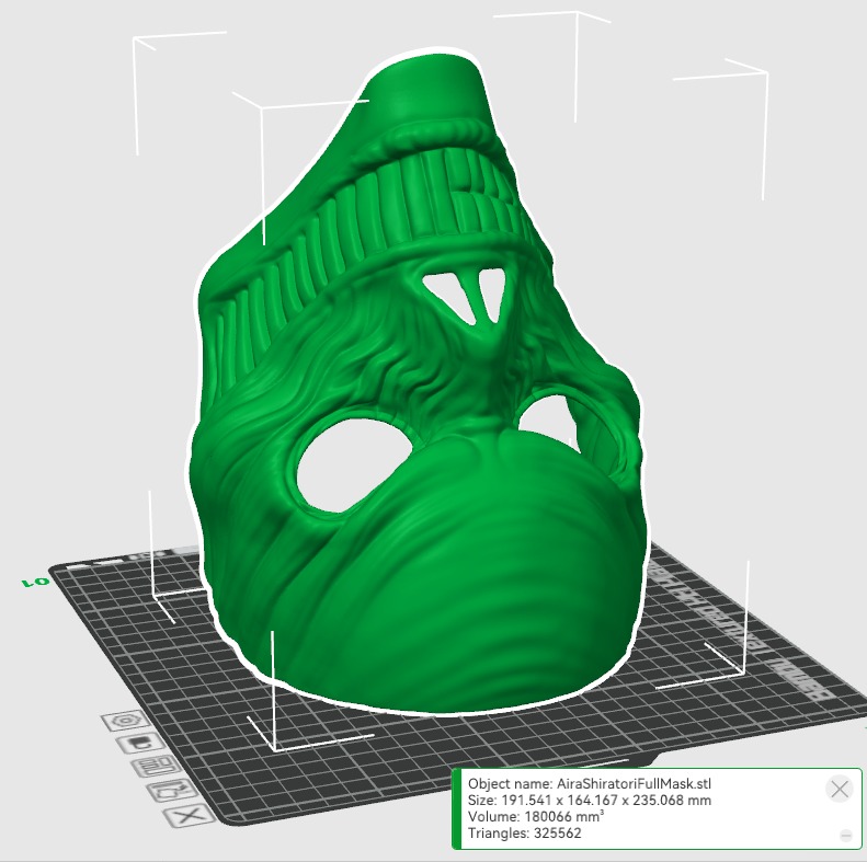 Aira Shiratori Full Mask - Dandadan Anime Cosplay 3D print model_14