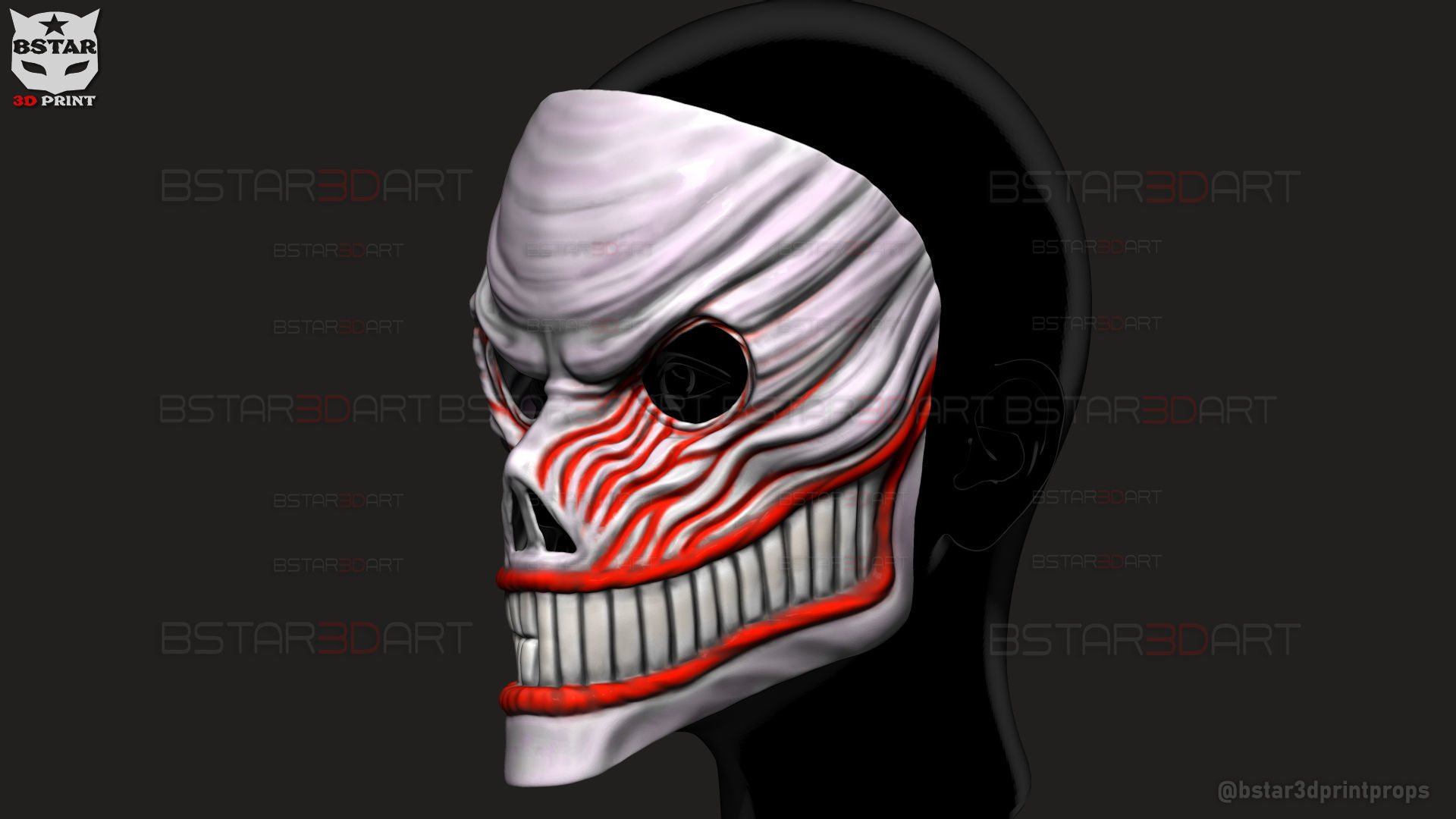 Aira Shiratori Full Mask - Dandadan Anime Cosplay 3D print model_1