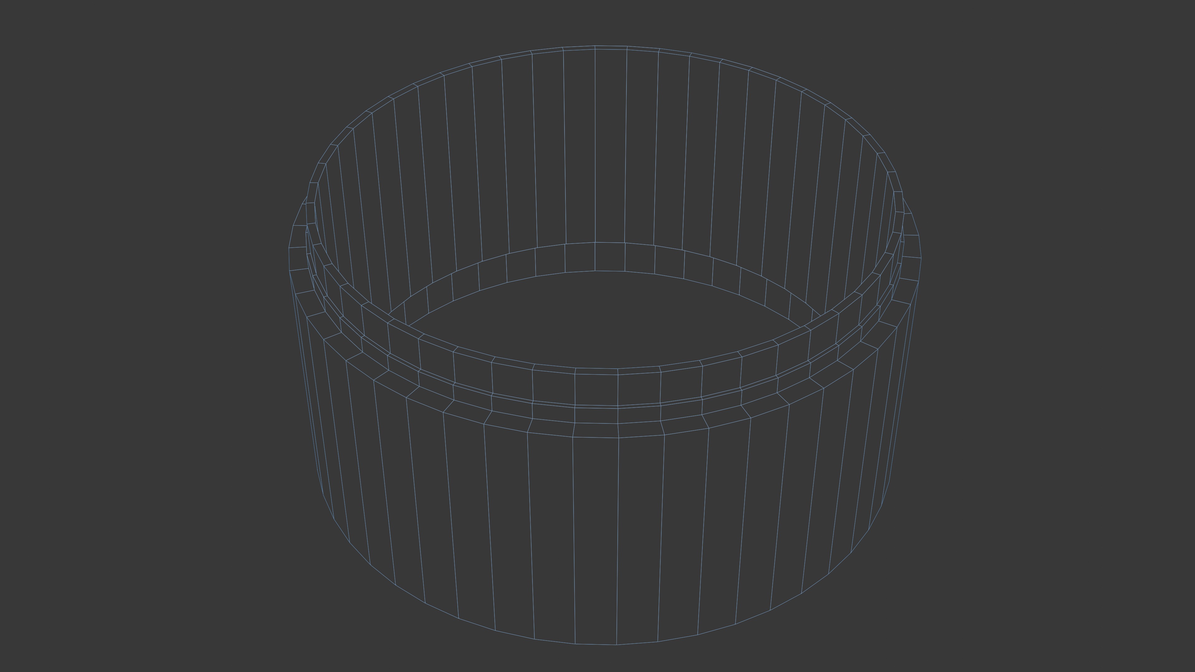 Modular Concrete Pipe Set Low-poly 3D model_10