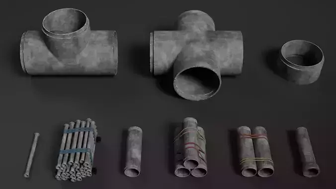 Modular Concrete Pipe Set