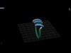 Eternal glow Ring with round diamonds 3D print model_1
