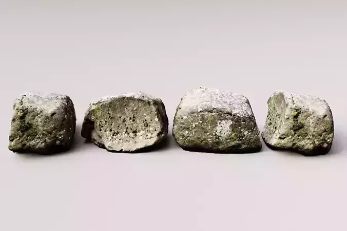 Natural Boulder 3D model