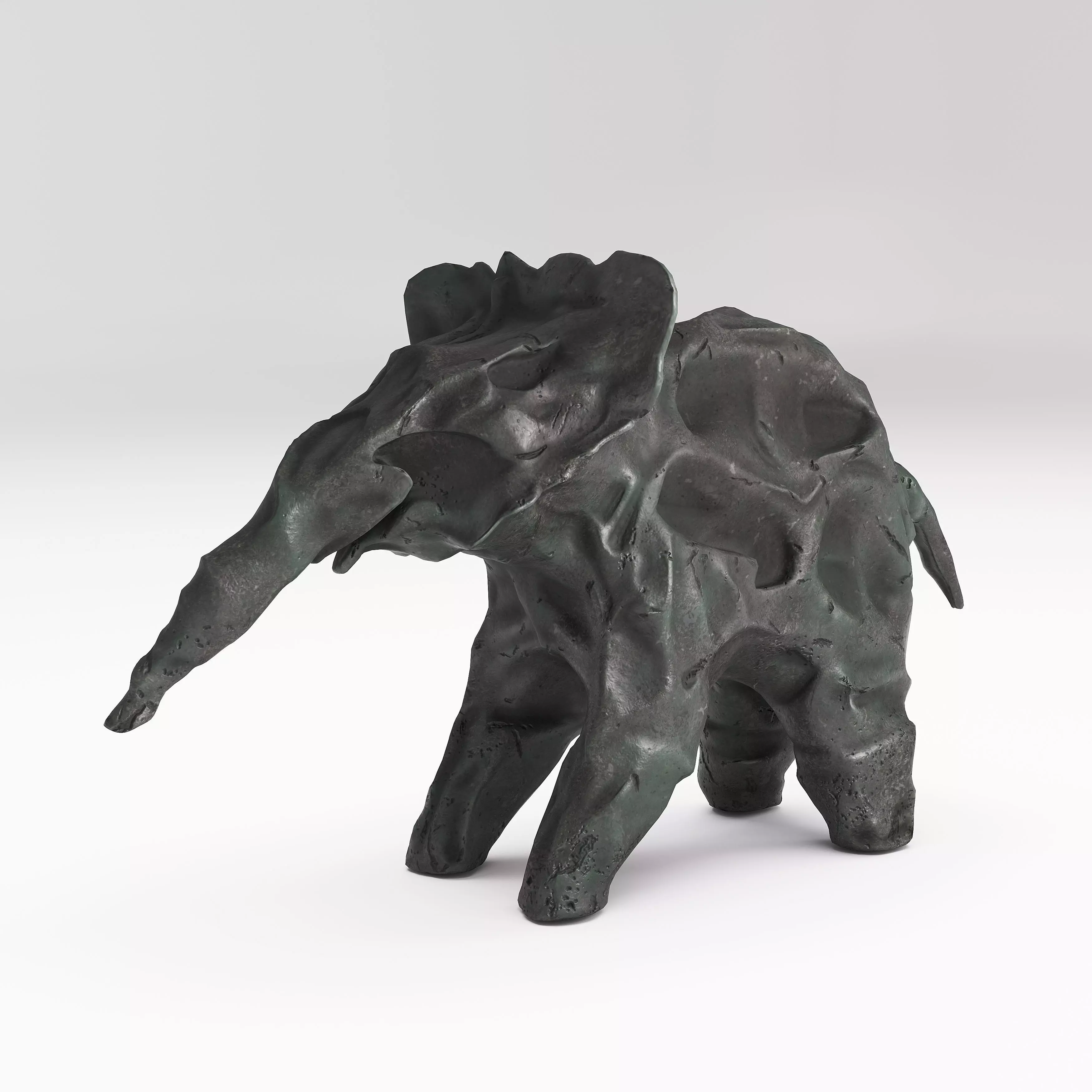 Elephant design object 3D model_0